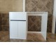 1200MM White Laundry Tub-Plywood Cabinet&Marble Bench with Sink